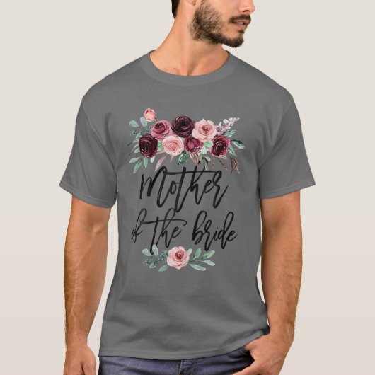 Bruidsfeest Bruiloft Voor Bruid Moeder Moeder Van T-shirt (Voorkant)