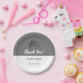 Bruidsfeest Bruiloftsreceptie Uilen Liefde Papieren Bordje (Feest)