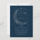 Bruidsfeest 'By the Light of the Silvery Moon' Kaart (Voorkant)