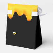 Bruidsfeest cadeau zwarte hommels honing dank je w bedankdoosjes (Achterkant)