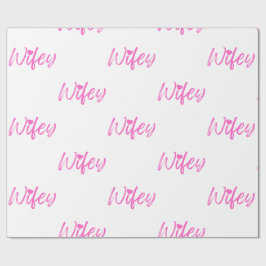 Bruidsfeest cadeaupapier