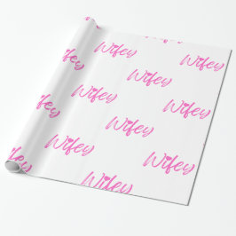 Bruidsfeest cadeaupapier