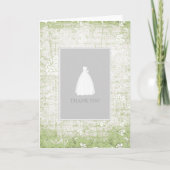 Bruidsfeest Dankkaartjes {Lichtgroen} Bedankkaart (Voorkant)