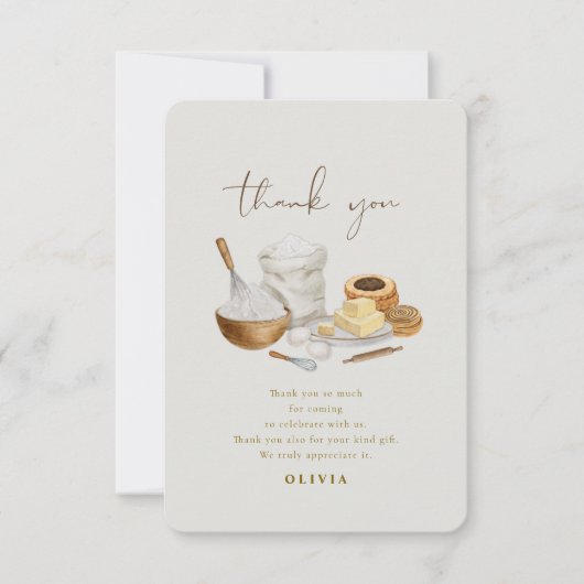 Bruidsfeest dat binnenkort zal worden weggevoerd bedankkaart (Voorkant)