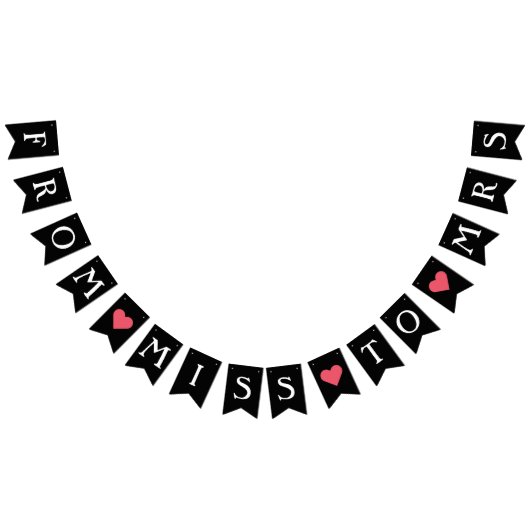 Bruidsfeest Decoratie Jonge Meisjes Uitstapje Vlag Vlaggetjes (Alle)