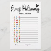 Bruidsfeest Emoji Pictionary Bruids Emoji Spellen (Voorkant)