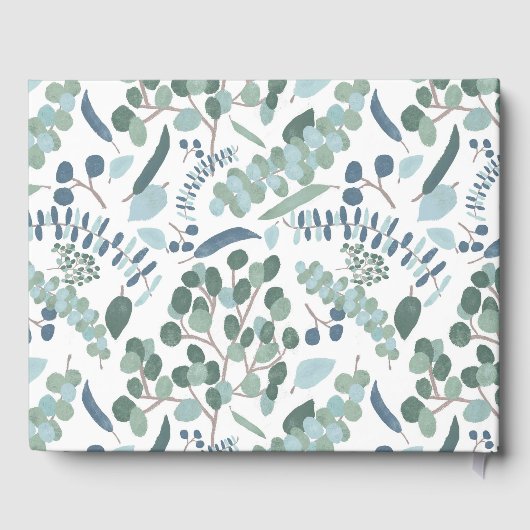 Bruidsfeest Eucalyptus Gastenboek (Achterkant)