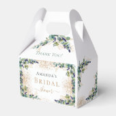 Bruidsfeest eucalyptus glitters bedankt  bedankdoosjes (Achterkant)