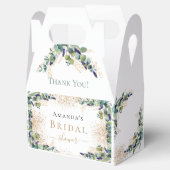 Bruidsfeest eucalyptus glitters bedankt  bedankdoosjes (Geopend)