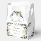 Bruidsfeest eucalyptus goud glitters bedankt bedankdoosjes (Geopend)