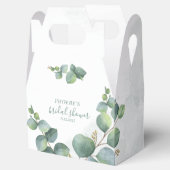 Bruidsfeest Eucalyptus Succulent Botanisch Bedankdoosjes (Geopend)