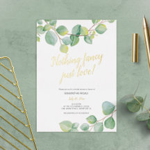Bruidsfeest Eucalyptus Waterverf Groene decor