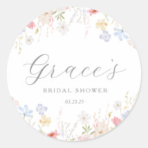 Bruidsfeest favor labels 'Liefde is in bloei'