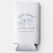 Bruidsfeest favor met koeler voor blikje (Achterkant)