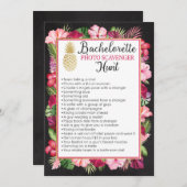 Bruidsfeest Feest Foto Scavenger Hunt Spel (Voorkant / Achterkant)