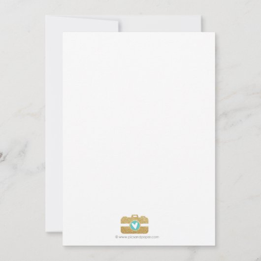 Bruidsfeest Feest Foto Schatzoekspel (Achterkant)