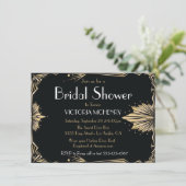 Bruidsfeest Flapper Great Gatsby Harlem Nights Kaart (Staand voorkant)