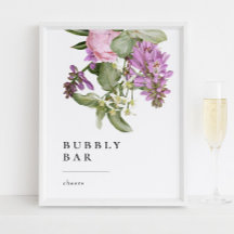 Bruidsfeest Flower Garden Bruisende Bar Bord