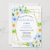 Bruidsfeest Forget Me Nots en Madeliefjes Kaart (Voorkant)