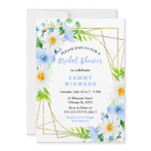 Bruidsfeest Forget Me Nots en Madeliefjes