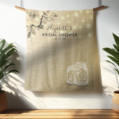 Bruidsfeest Foto Achtergrond Gouden Bloemstuk Mets Wandkleed