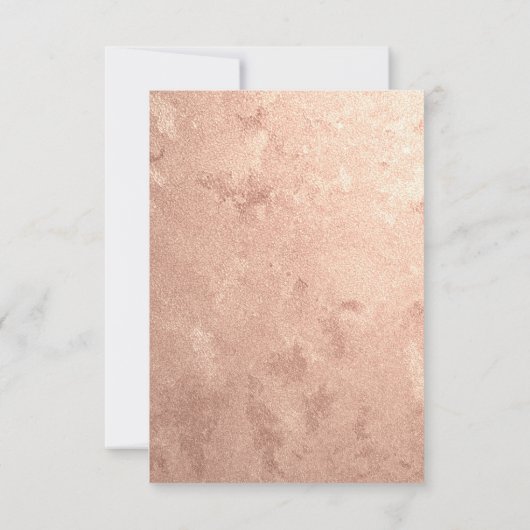 Bruidsfeest Foto Bloemige Verjaardag Blauw Perzik Kaart (Achterkant)