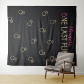 Bruidsfeest Fotobackdrop, Kippenfeest Wandkleed (In Situ (horizontaal))