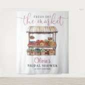 Bruidsfeest Fotobehang 'Fresh Off The Market' Wandkleed (Voorkant)