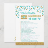 Bruidsfeest Fotoscavenger Hunt Spel (Voorkant / Achterkant)