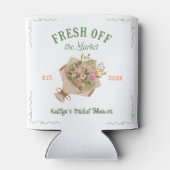 Bruidsfeest 'Fresh Off The Market Farmer's Market' Blikjeskoeler (Achterkant)