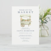 Bruidsfeest 'Fresh Off the Market' Kaart (Staand voorkant)