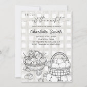 Bruidsfeest 'Fresh Off The Market' Kaart (Voorkant)