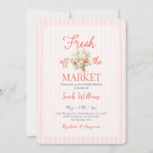 Bruidsfeest 'Fresh Off the Market' Kaart (Voorkant)