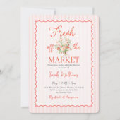 Bruidsfeest 'Fresh Off the Market' Kaart (Voorkant)