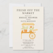 Bruidsfeest 'Fresh Off the Market' QR Code Kaart (Voorkant)
