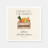 Bruidsfeest 'Fresh Off The Market' Servet (Voorkant)