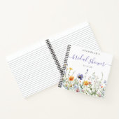 Bruidsfeest Gastboek met Wilde Bloemenveld Notitieboek (Binnen)