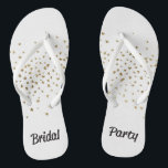 Bruidsfeest Gouden Hart Teenslippers<br><div class="desc">Veel plezier met bruids accessoires. Perfect voor een vrijgezellenavond uit of voor bijpassende kleding op de grote dag.</div>
