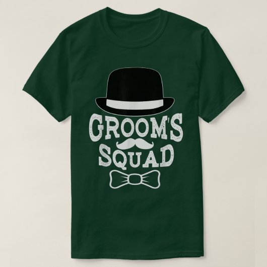 Bruidsfeest Groomsmen Bruidspaar  T-shirt (Design voorkant)