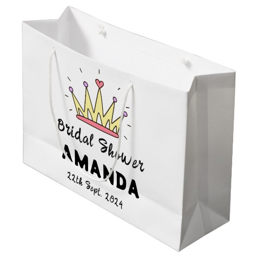 Bruidsfeest Groot Cadeauzakje (Voorkant Gekanteld)