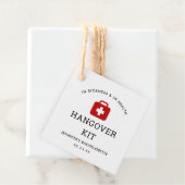 Bruidsfeest Hangover Kit Bedankjes Labels (In situ)