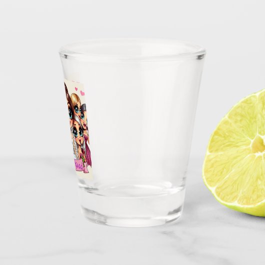 Bruidsfeest / Hen Party Shot Glass Shot Glas (Rechts)