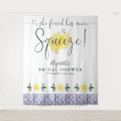 Bruidsfeest hoofdattractie citroenen foto achtergr wandkleed (Voorkant)