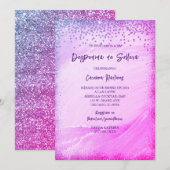 Bruidsfeest in het Spaans Kaart (Voorkant / Achterkant)