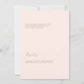 Bruidsfeest in huis Champagne Toast Trouwfeest Kaart (Achterkant)