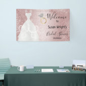 Bruidsfeest in Rose Goud Spandoek (Beurs)