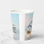 Bruidsfeest in Strandhuis Papieren Bekers (Rechts)