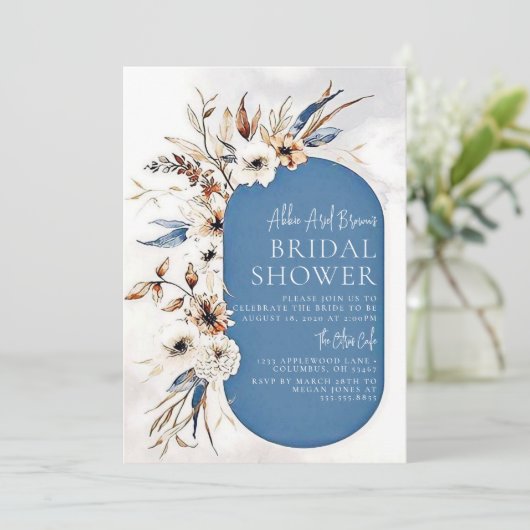 Bruidsfeest Kaart (Staand voorkant)