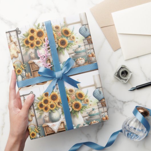 Bruidsfeest 'Keuken vol voorraad' Cadeaupapier (Geschenken)