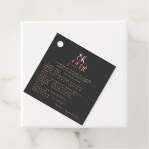 Bruidsfeest Kit Favor Label